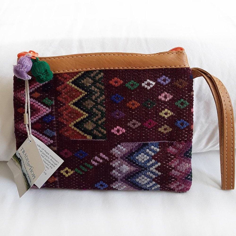 Hand-crafted Boho Wristlet/Clutch
